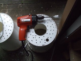 The spade bit and the hole! The spade bit and the hole!